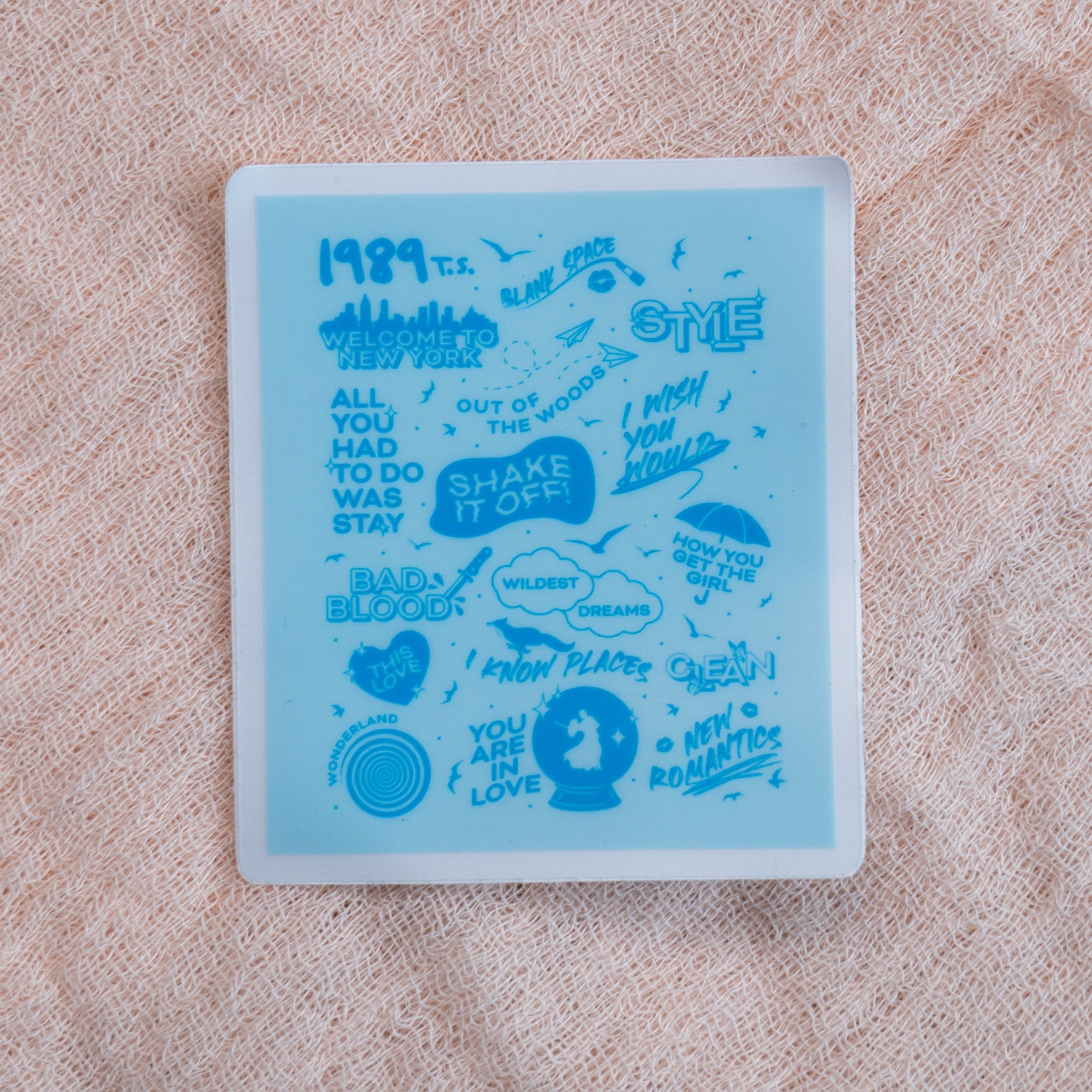 1989 Tracklist Sticker - Emacity Threads