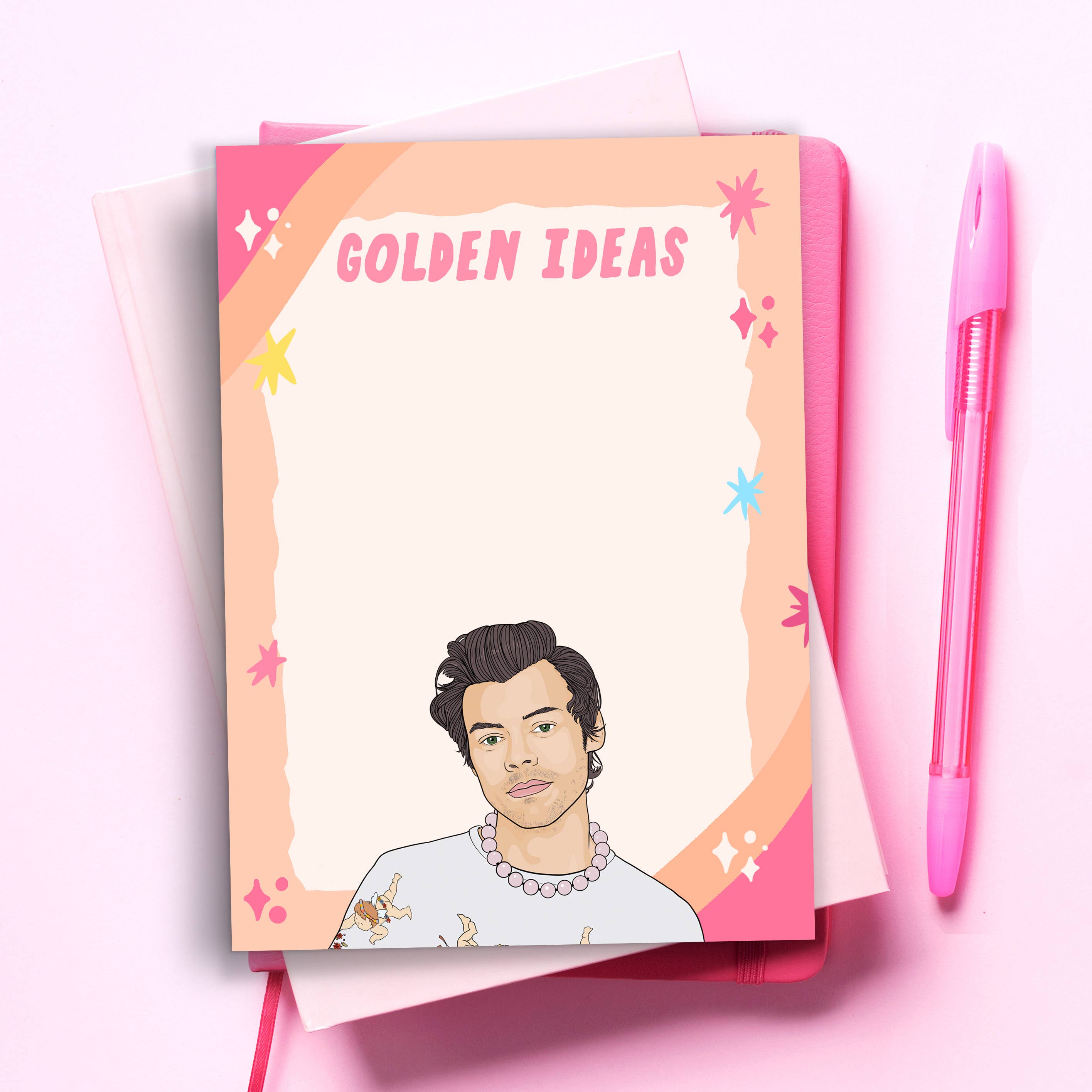 Harry Styles Notepad - Pop Culture To Do List Planner - Emacity Threads