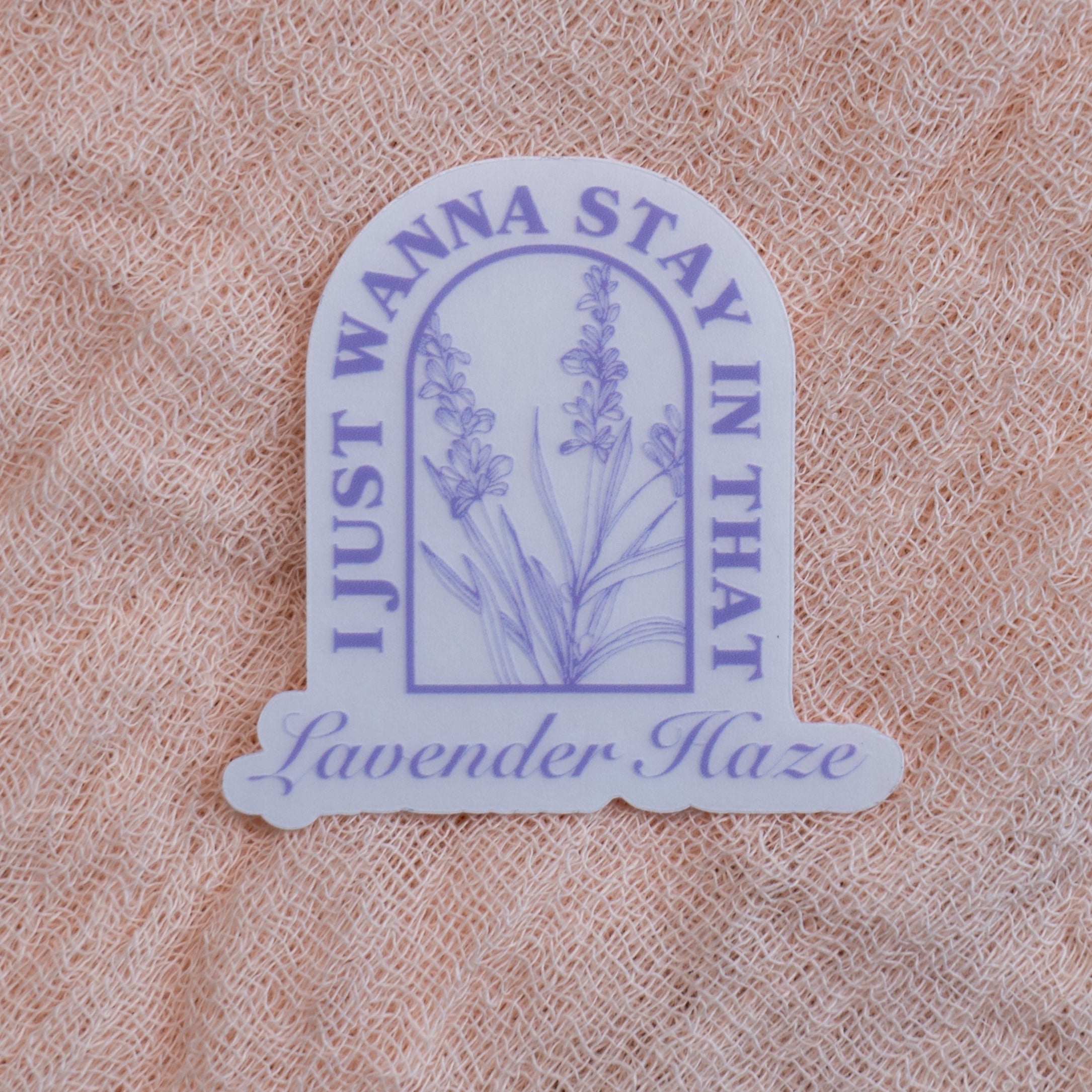 I Just Wanna Stay In That Lavender Haze Sticker - Emacity Threads