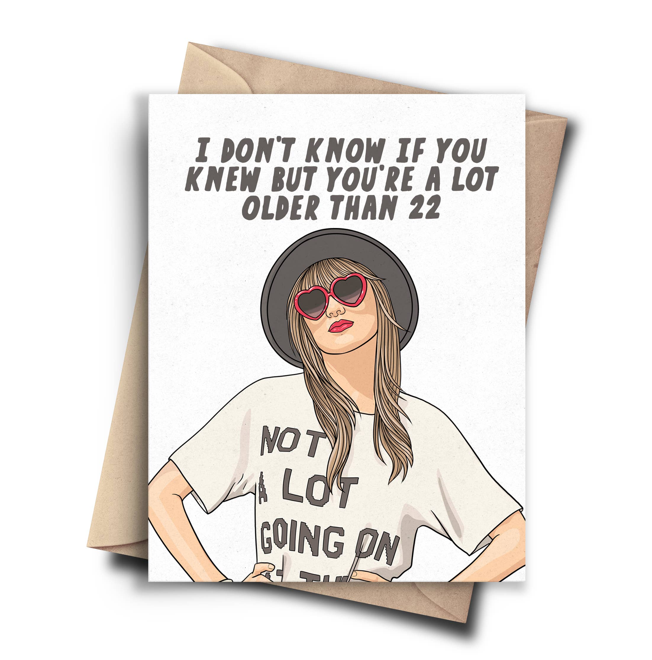 Taylor Swift Funny Birthday Card Sarcastic Pop Culture Card - Emacity Threads