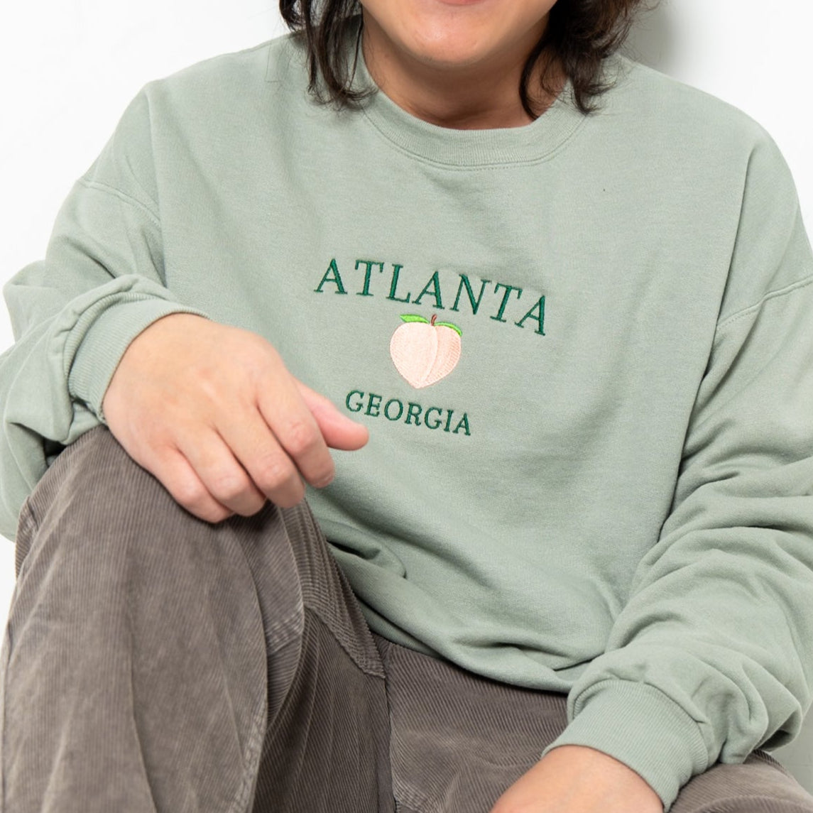 Atlanta Georgia Sage Sweatshirt