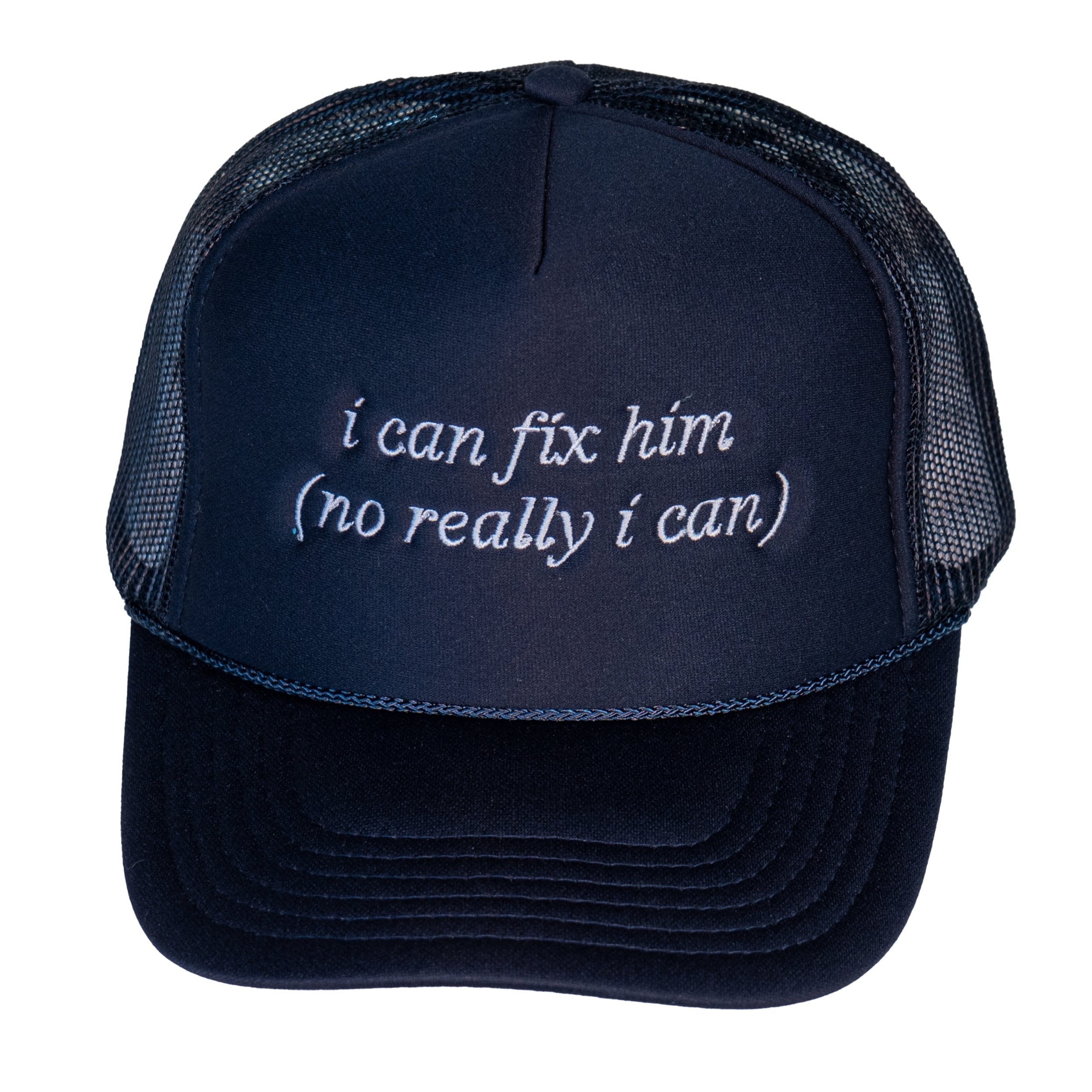 I Can Fix Him Trucker Hat - Emacity Threads