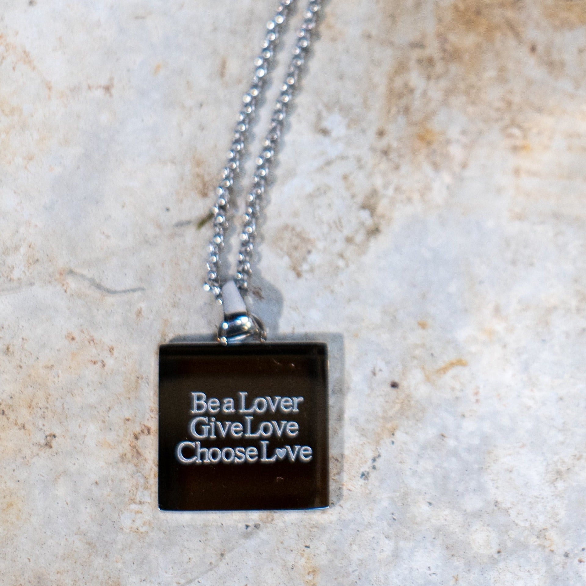 Choose Love Necklace - Emacity Threads