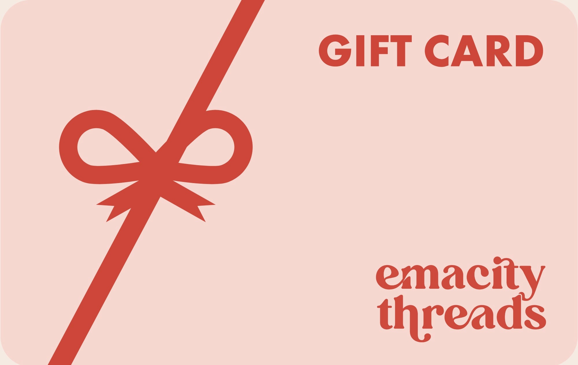 Emacity Threads Gift Card - Emacity Threads