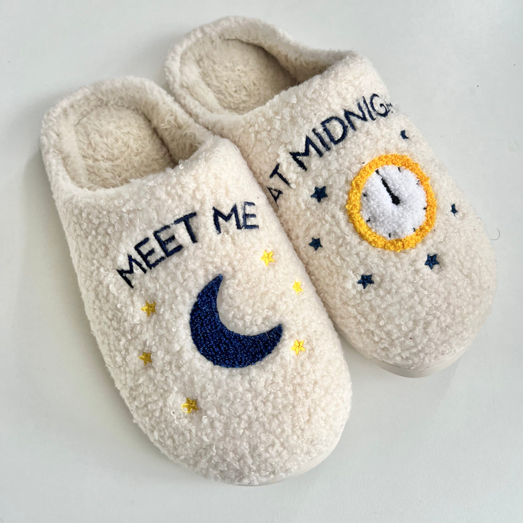 Meet Me at Midnight Slippers