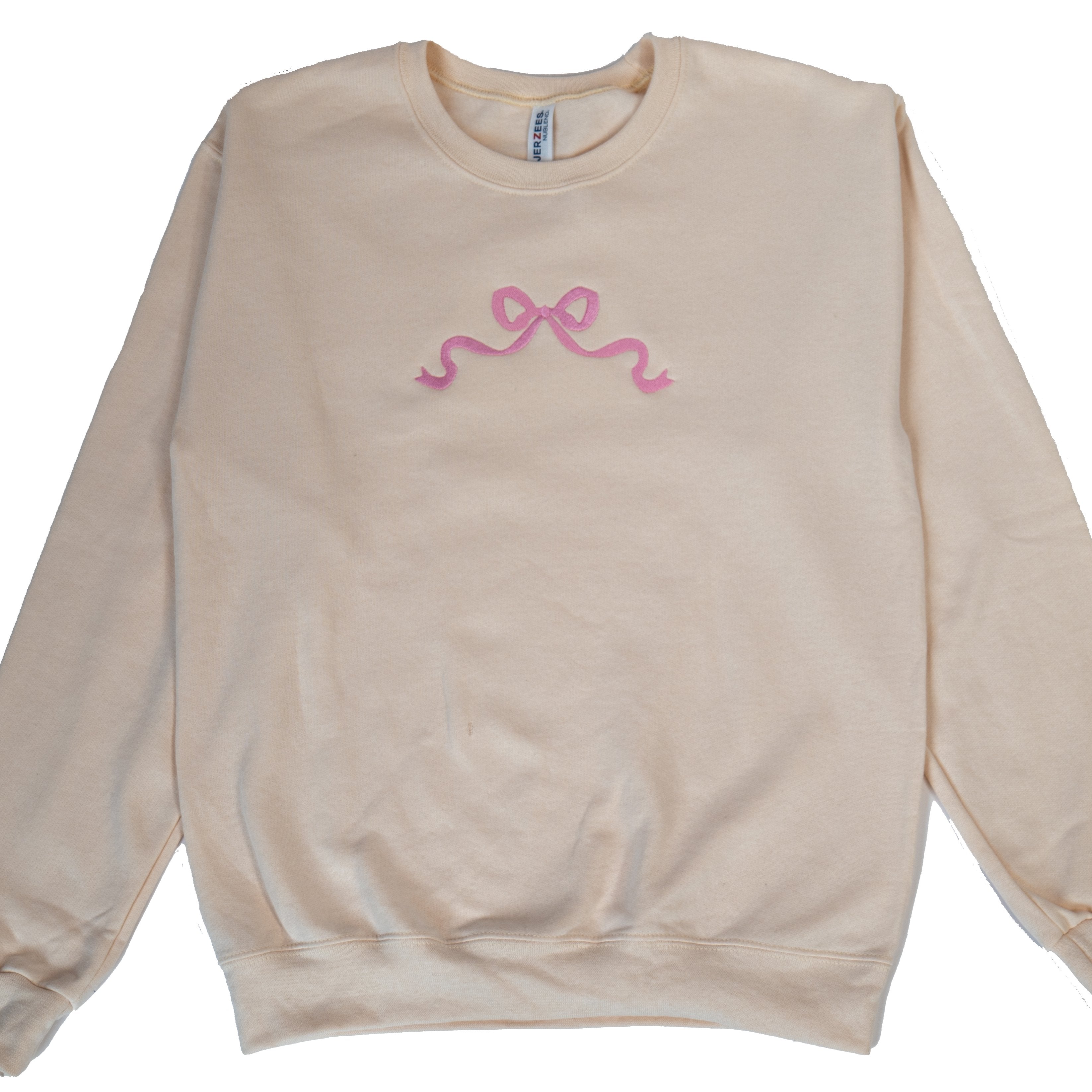 Pink Bow Sweatshirt - Emacity Threads