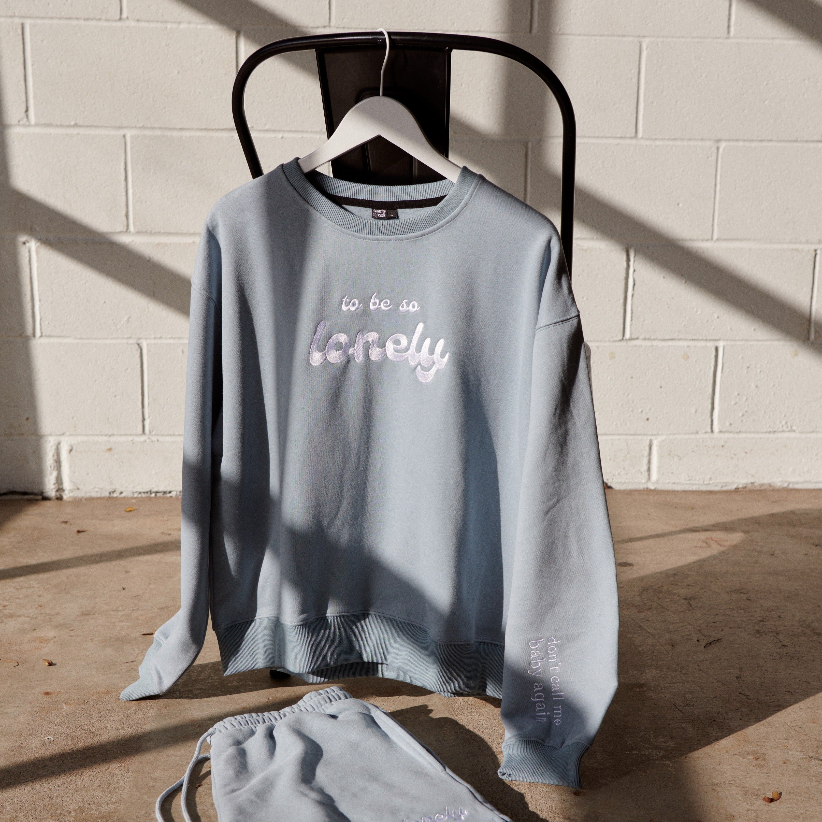 To Be So Lonely Sweatshirt - Emacity Threads